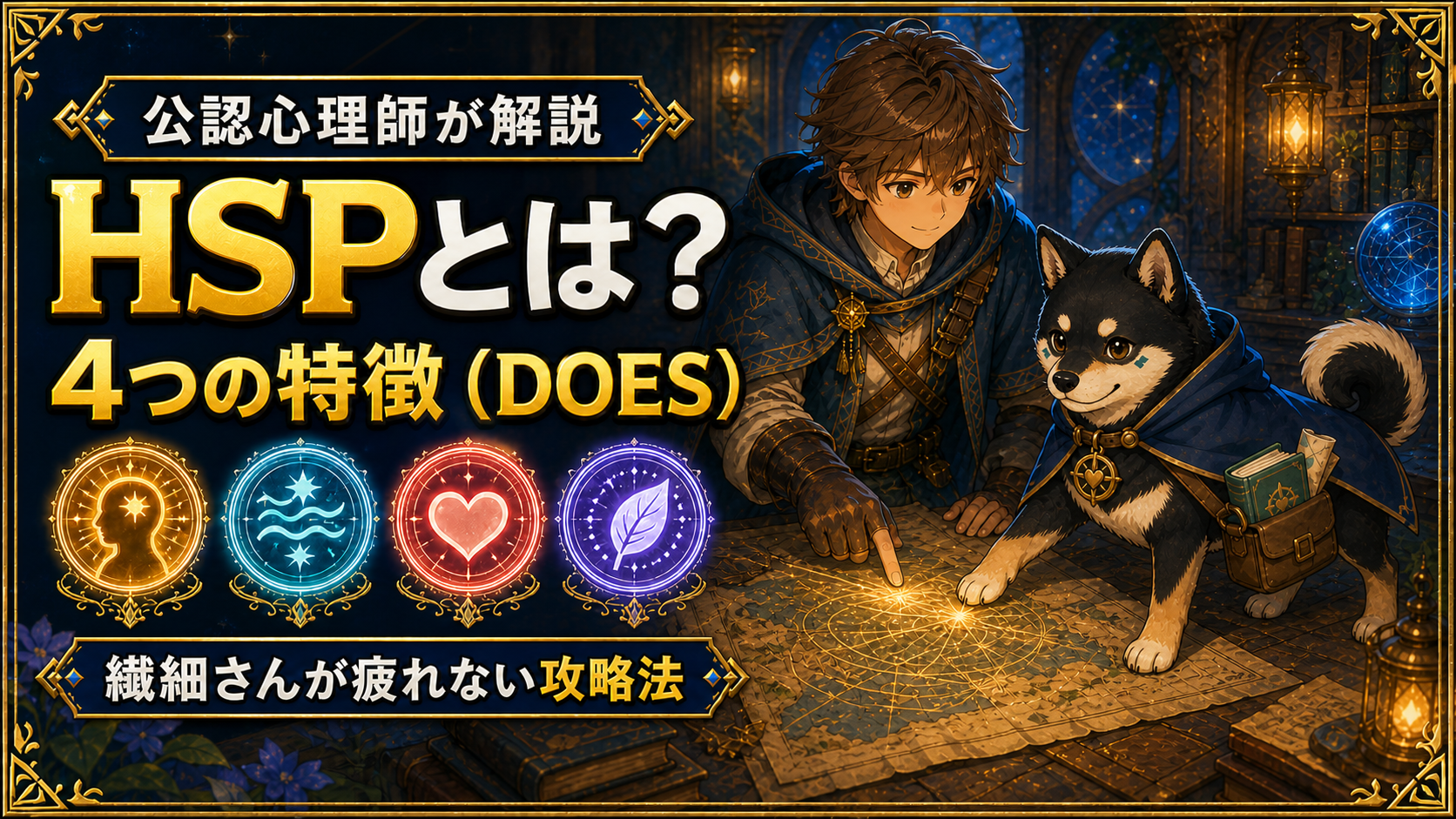 HSPとは？4つの特徴（DOES）と「繊細さん」が疲れないための攻略法