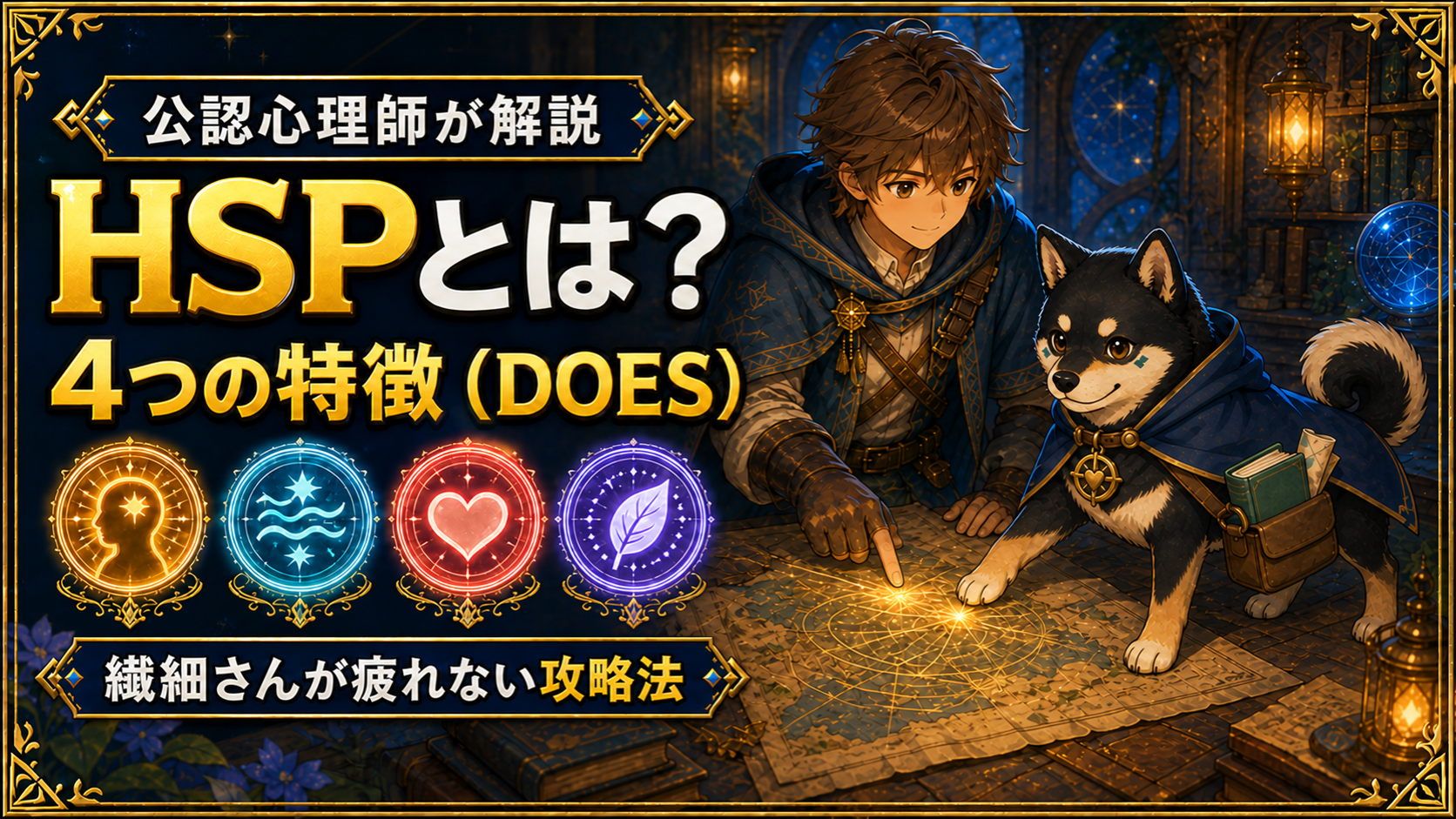 HSPとは？4つの特徴（DOES）と「繊細さん」が疲れないための攻略法